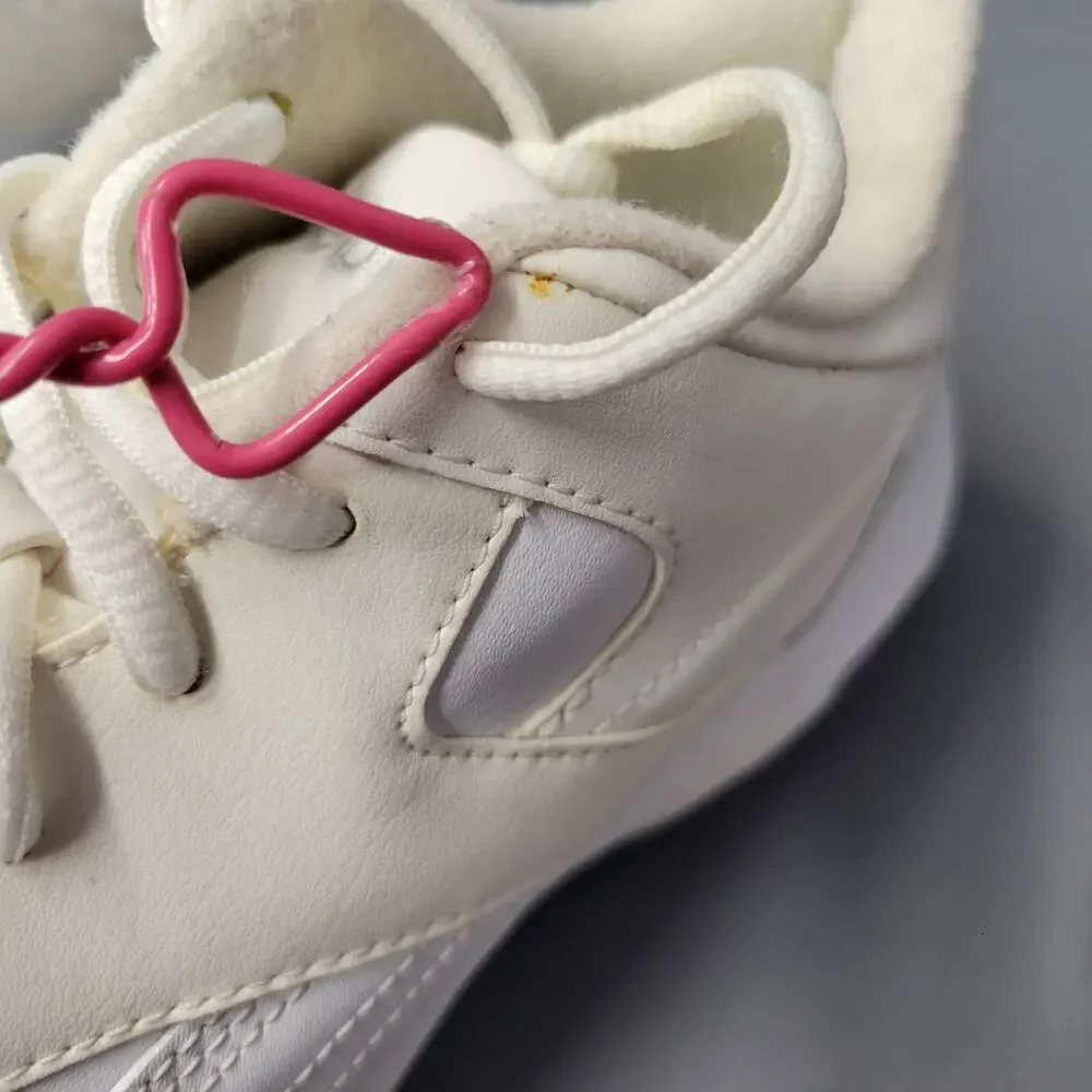 Reebok DMX Max Athletic Leather Sneakers Shoes Womens 7‎ White 11-V49880 Walking